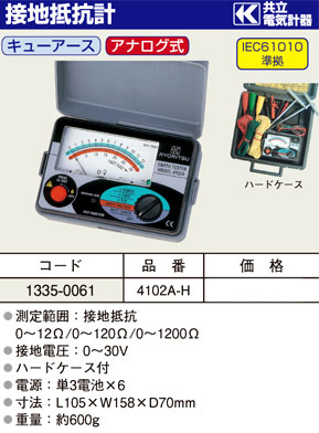 接地抵抗計キューアース