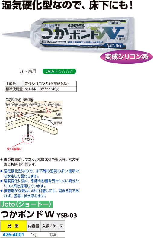 古典 床 束兼用ボンド つかボンド