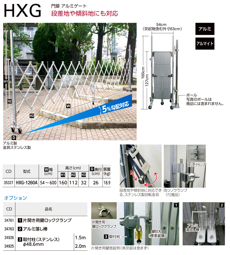 門扉HXGアルミゲート