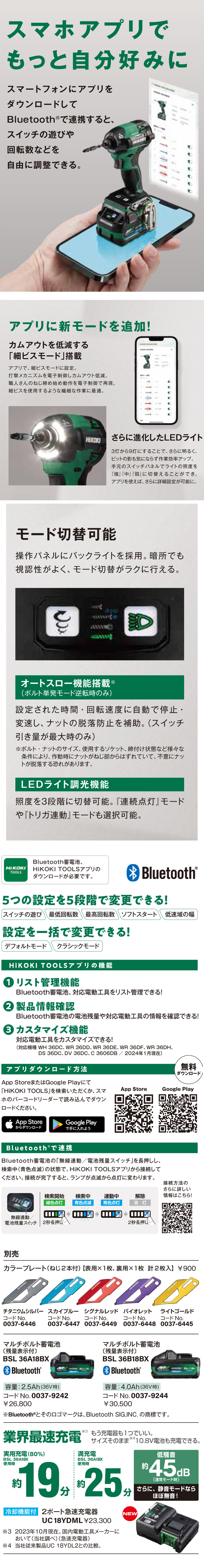 【2024年式】36V【2.5Ah電池付】マルチボルトインパクトドライバ