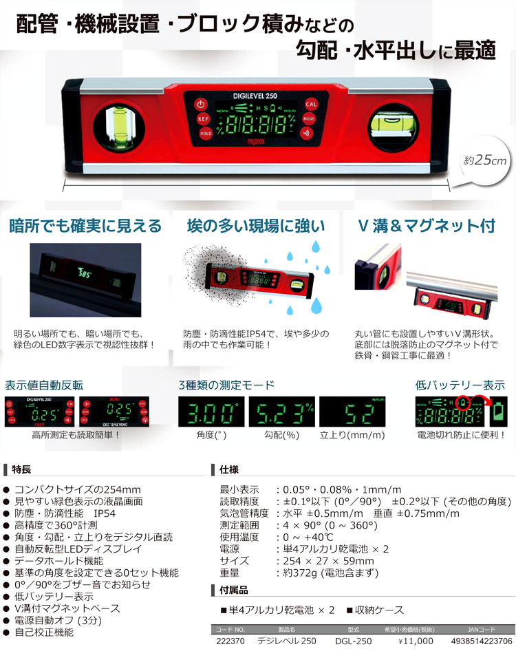 デジレベル250(マグネット仕様)