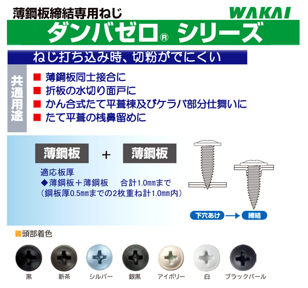 リベットダンバ（薄鋼版締結専用SUS410リベットダンバ X 13 ＳＵＳ４１０ 生地(または標準) 通販